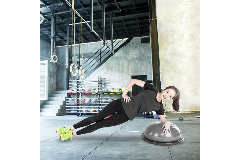 Planche D’équilibre Limepeaks Avec Dôme, Ballon De Gym Et Bandes élastiques – Idéale Pour Yoga, Pilates Et Musculation